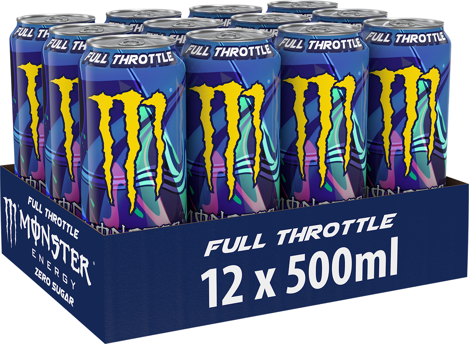 Monster Energy Full Throttle Zero Sugar - 12 x 500 ml