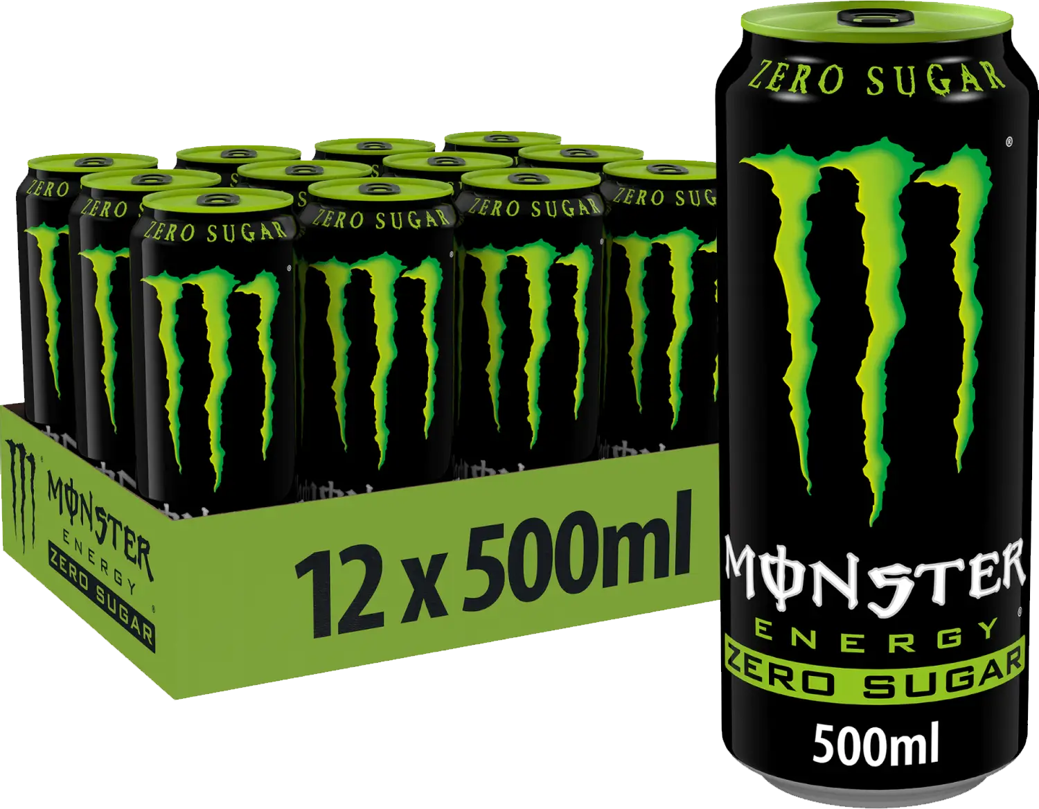 Monster Energy Original Zero Sugar - 12 x 500 ml