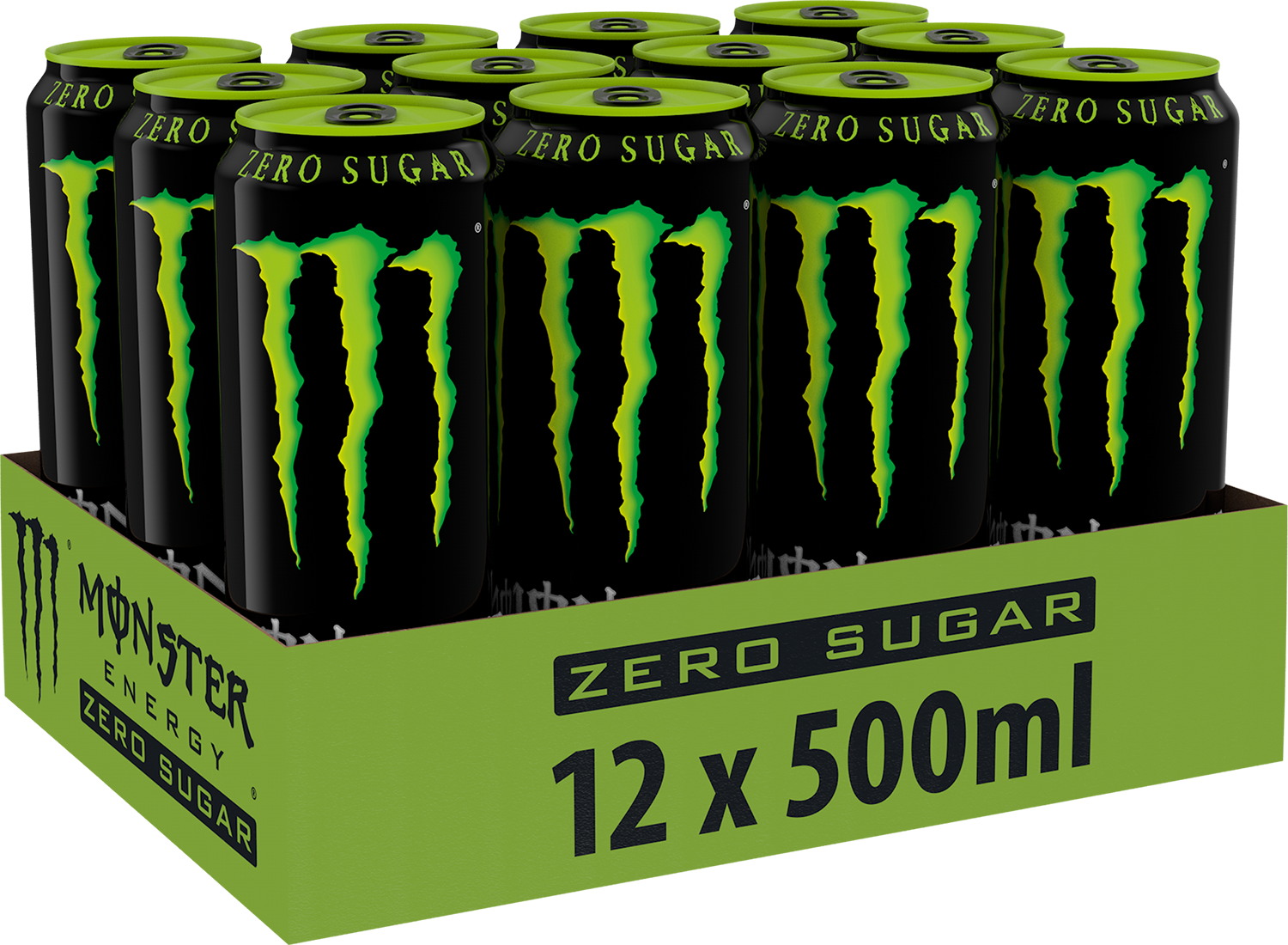 Monster Energy Original Zero Sugar - 12 x 500 ml
