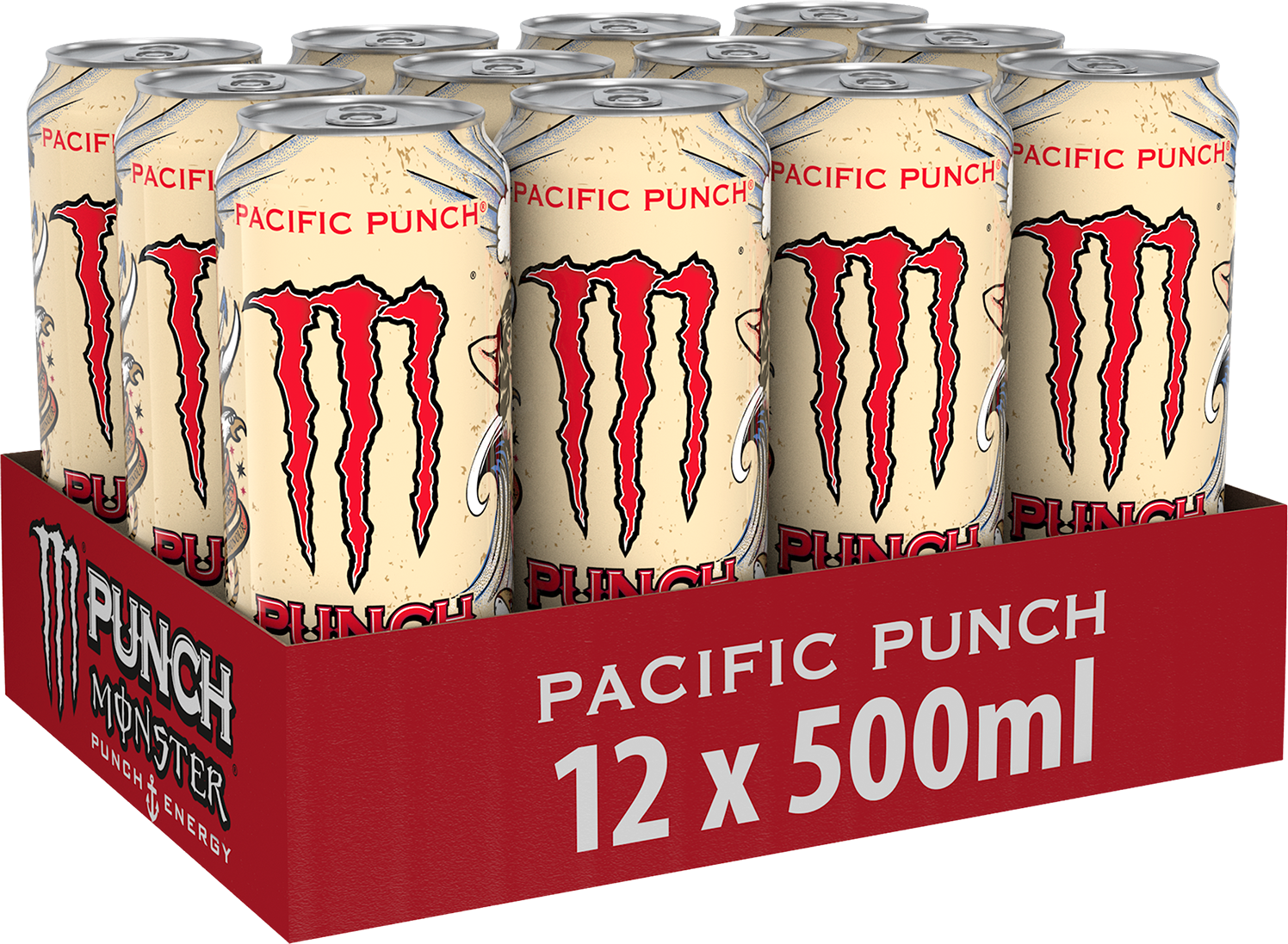 Monster Energy Punch - 12 x 500 ml