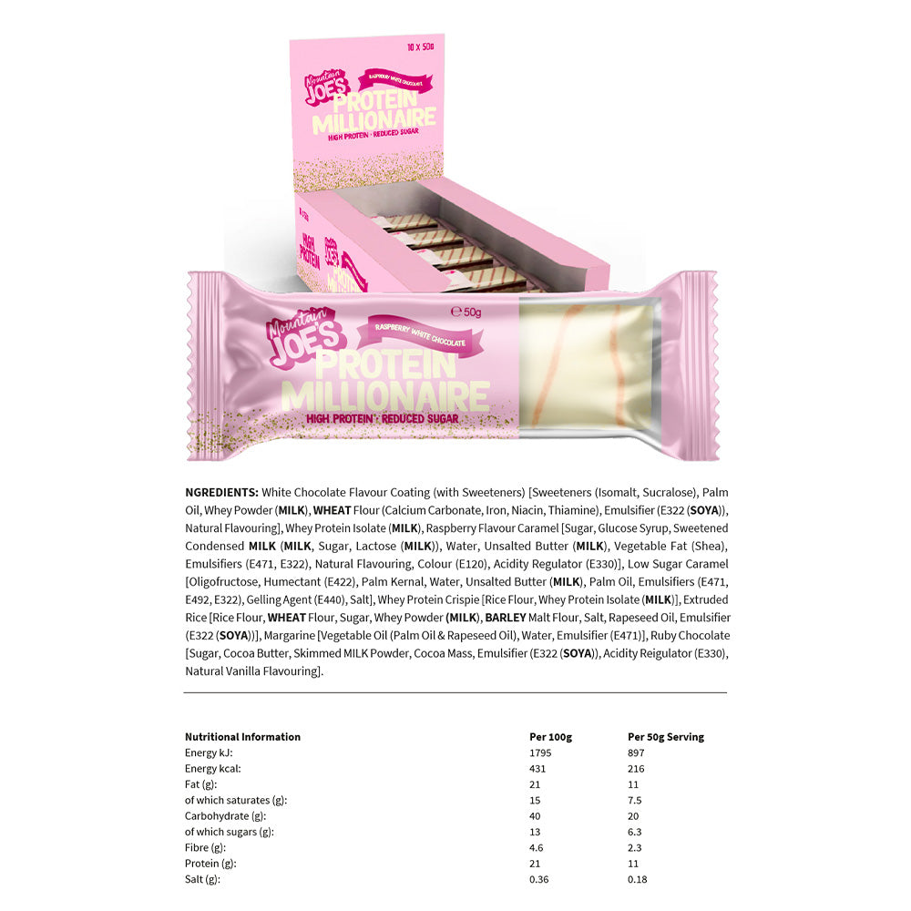 Mountain Joe's Protein Millionaire - 10 x 50 g
