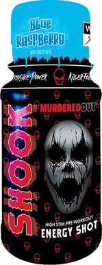Murdered Out SHOOK Energy Shots - 12 x 60 ml