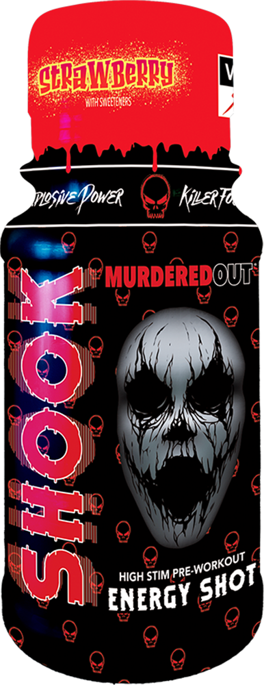 Murdered Out SHOOK Energy Shots - 12 x 60 ml