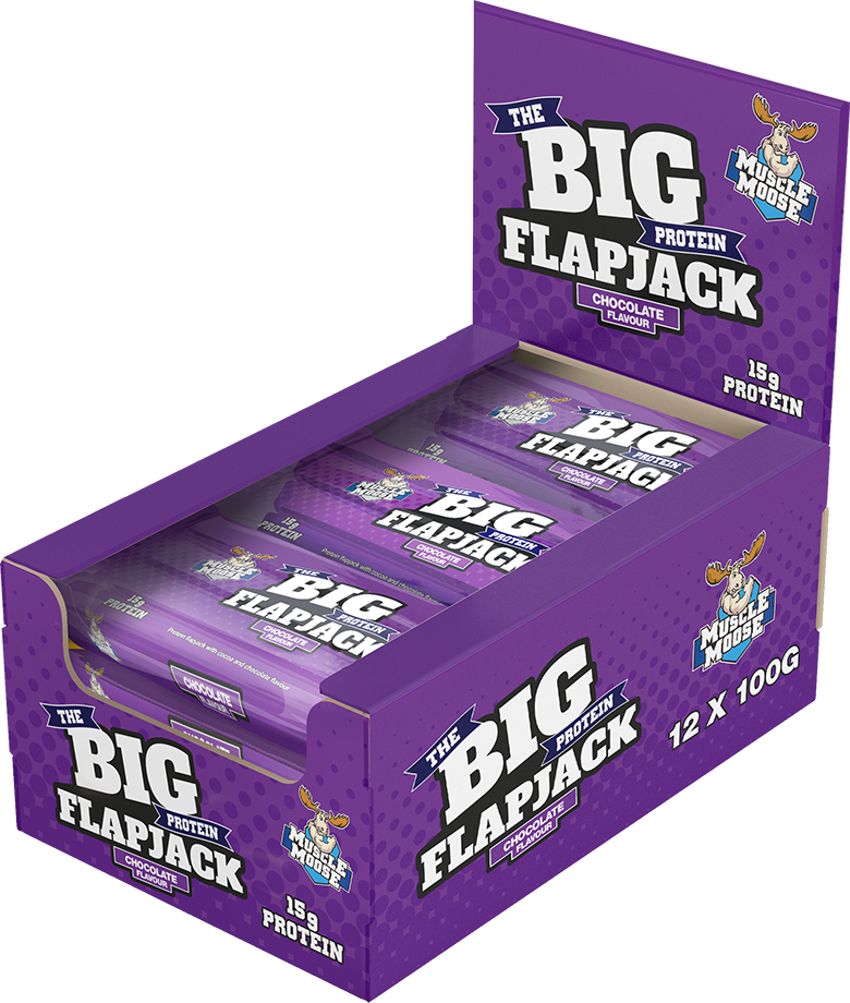 Muscle Moose Big Protein Flapjack - 12 x 100 g