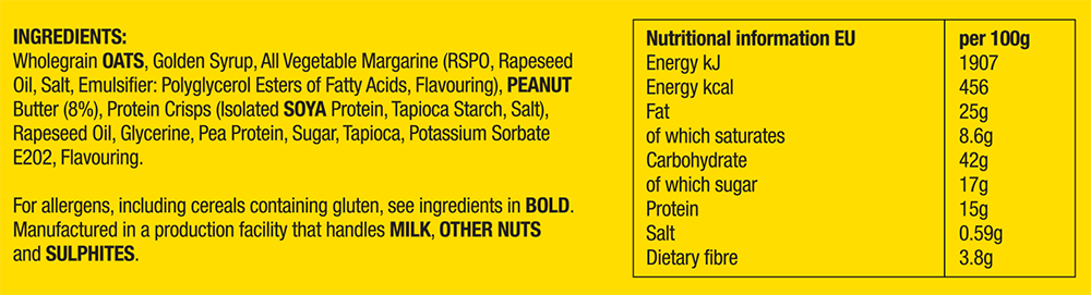 Muscle Moose Big Protein Flapjack - 12 x 100 g