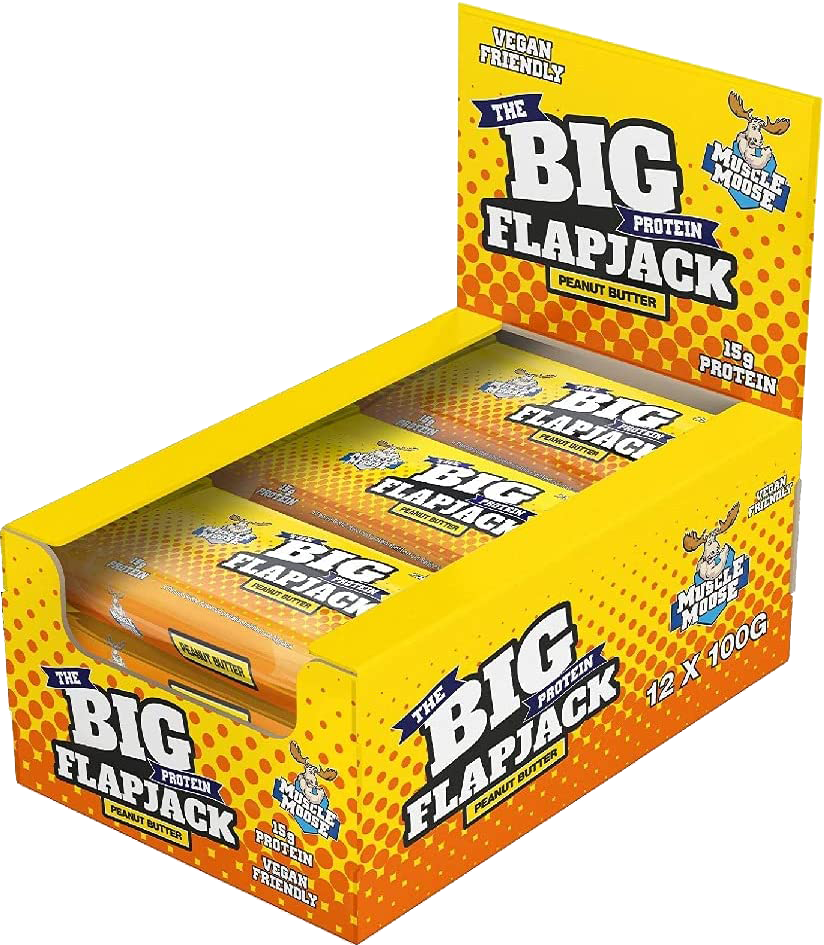 Muscle Moose Big Protein Flapjack - 12 x 100 g