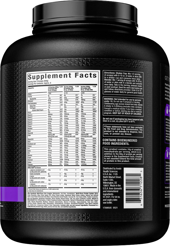 MuscleTech Mass Tech Extreme 2000 - 2720 g