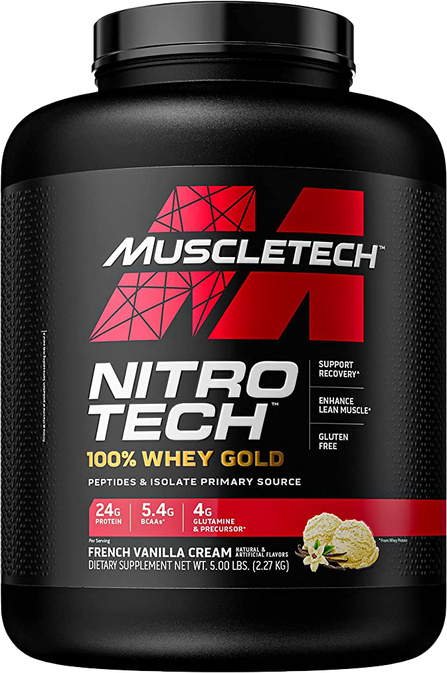 MuscleTech Nitro Tech 100% Whey Gold - 2270 g