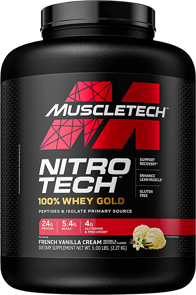 MuscleTech Nitro Tech 100% Whey Gold - 2270 g