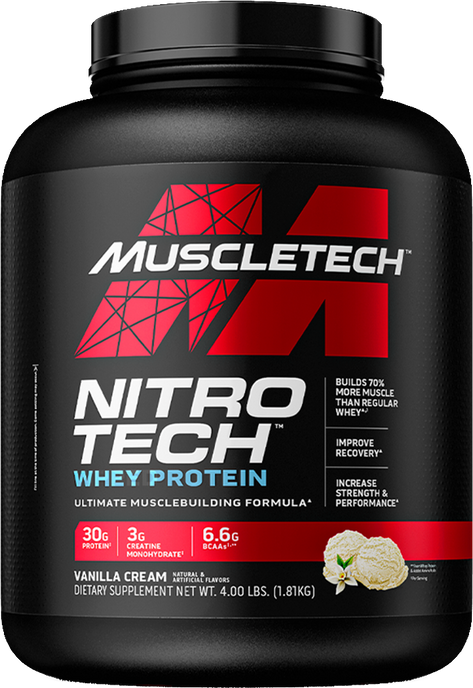 MuscleTech Nitro Tech Whey Protein - 1810 g