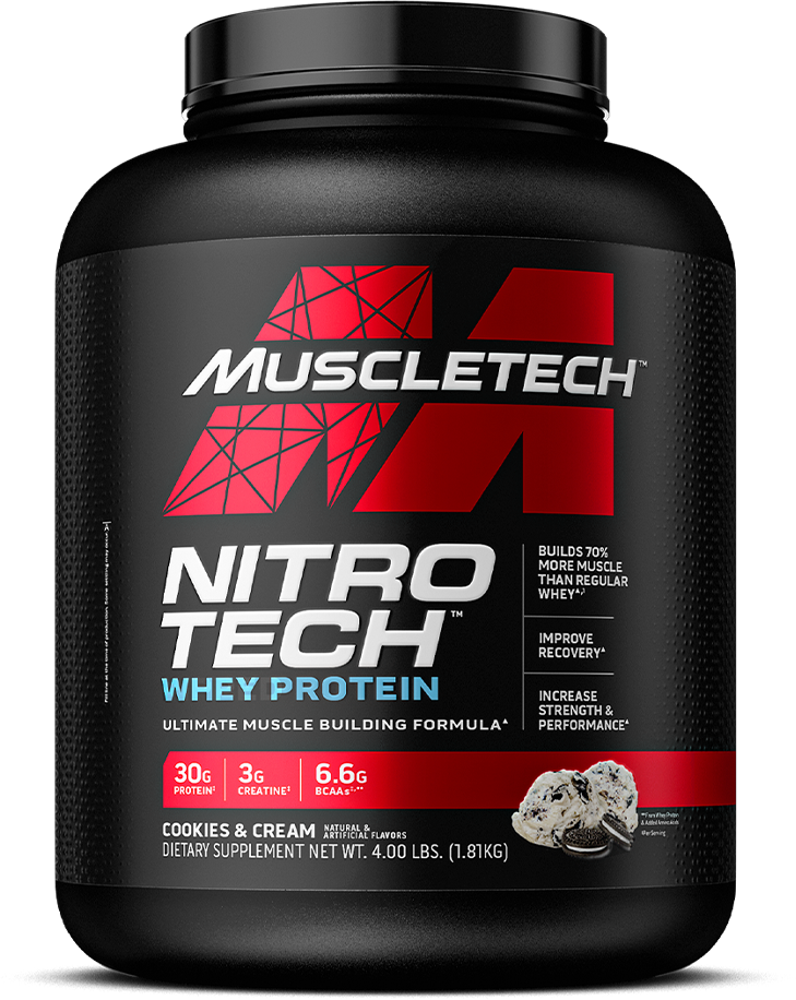 MuscleTech Nitro Tech Whey Protein - 1810 g