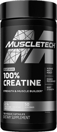 MuscleTech Platinum 100% Creatine Monohydrate - 100 caps