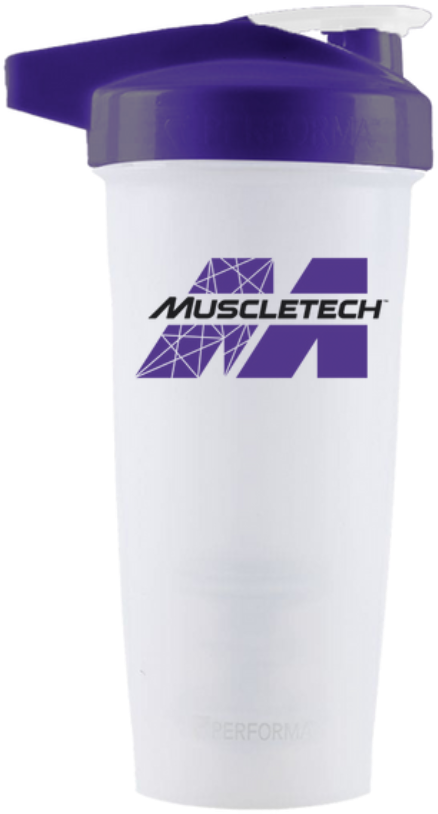 MuscleTech Shaker - White/Purple