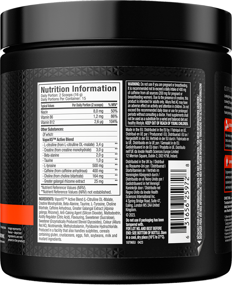 MuscleTech Vapor X5  - 250 g