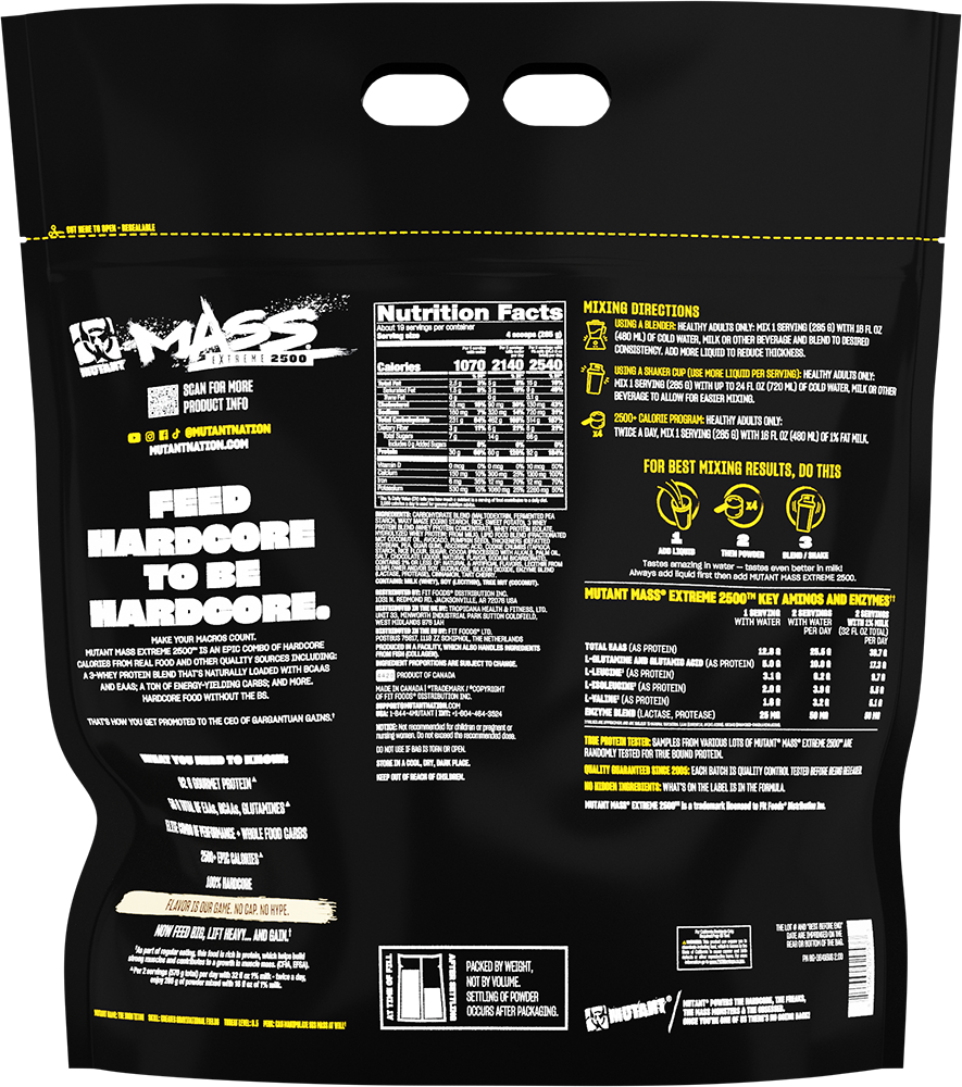 Mutant Mass Extreme 2500 - 5450 g