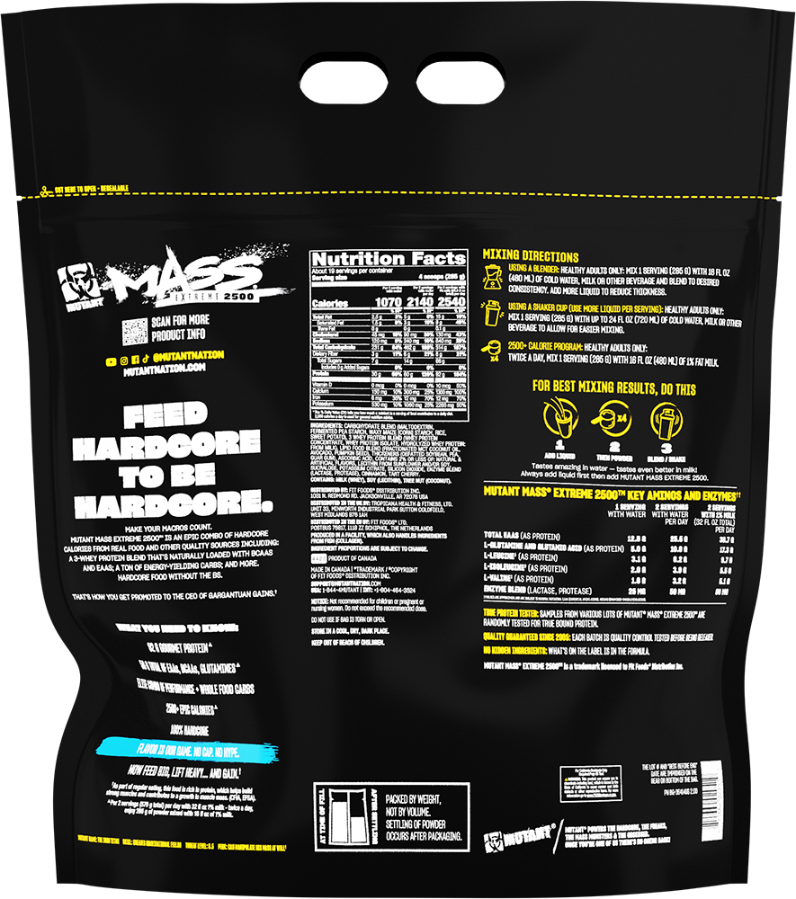 Mutant Mass Extreme 2500 - 5450 g
