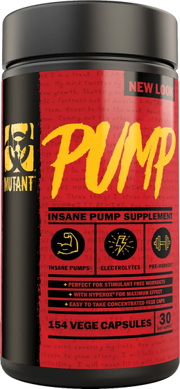Mutant Pump - 154 caps