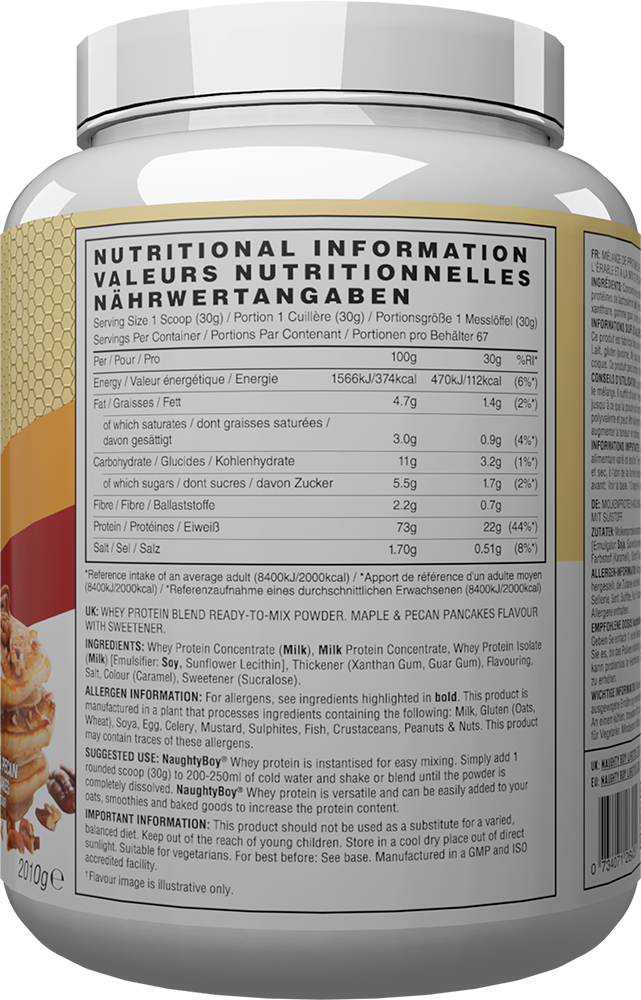 Naughty Boy Advanced Whey Protein - 2010 g