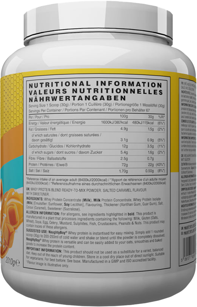 Naughty Boy Advanced Whey Protein - 2010 g