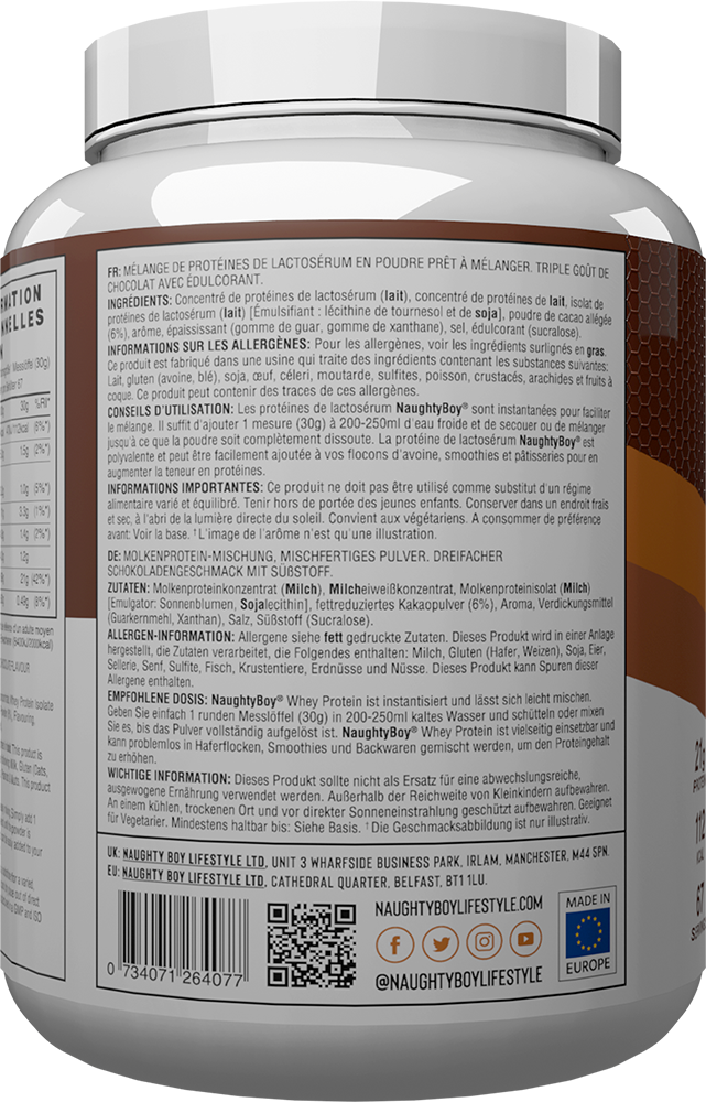 Naughty Boy Advanced Whey Protein - 2010 g