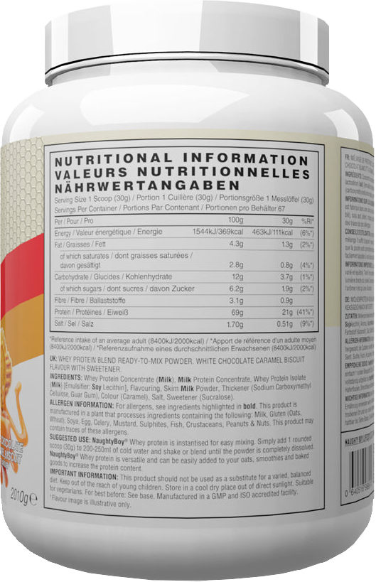 Naughty Boy Advanced Whey Protein - 2010 g