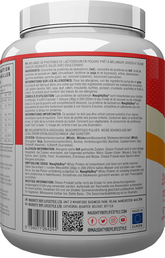 Naughty Boy Advanced Whey Protein - 2010 g