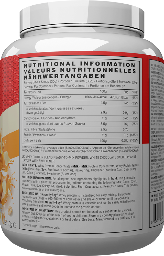 Naughty Boy Advanced Whey Protein - 2010 g