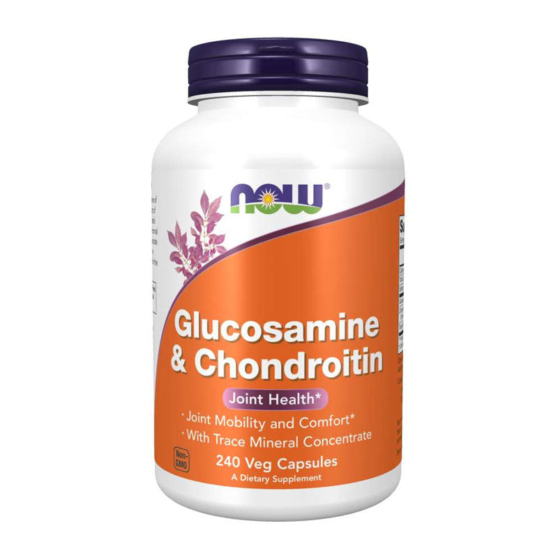 NOW Foods NOW3229 Glucosa & Chondroi & Trace - 240 veg caps