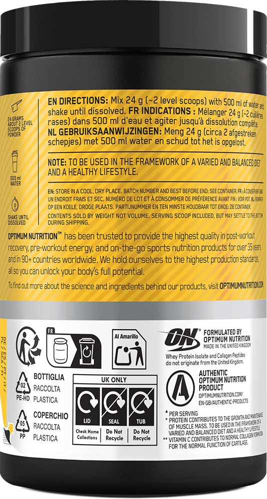 Optimum Nutrition Gold Standard Clear Whey + Collagen - 240 g