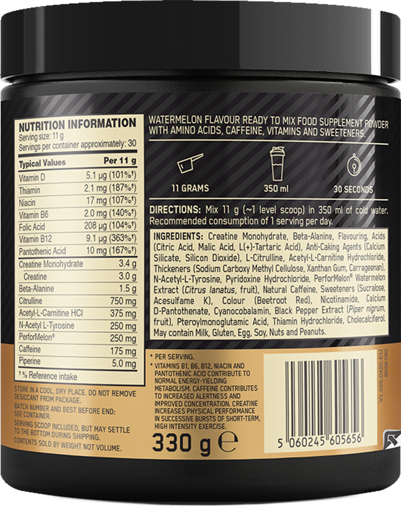 Optimum Nutrition Gold Standard Pre-workout - 330 g