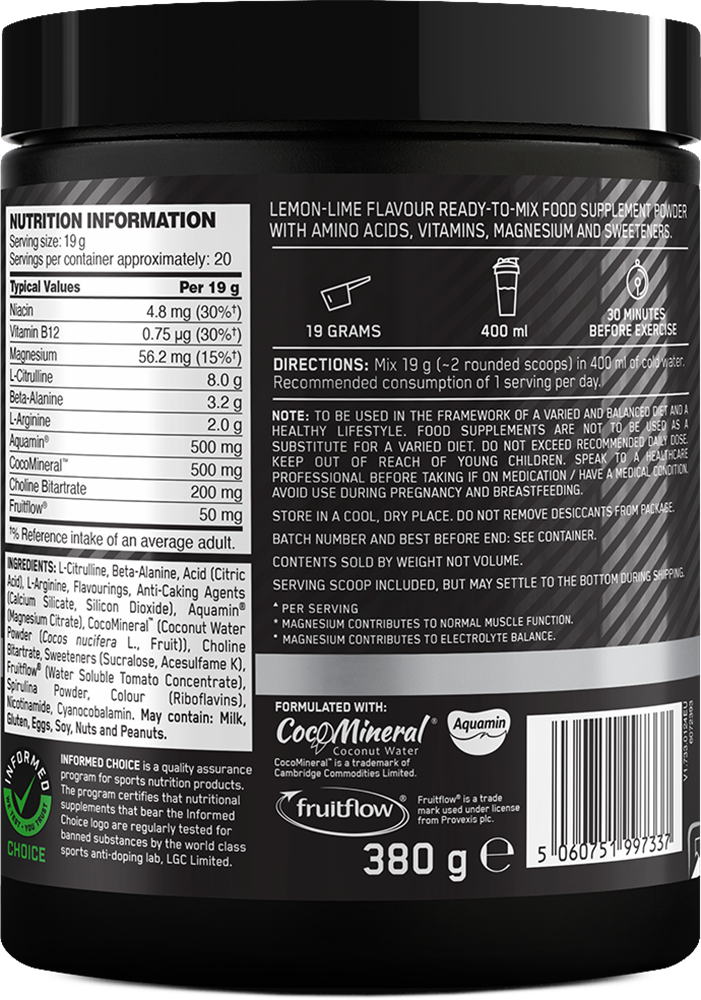 Optimum Nutrition Platinum Pump Pre-workout - 380 g
