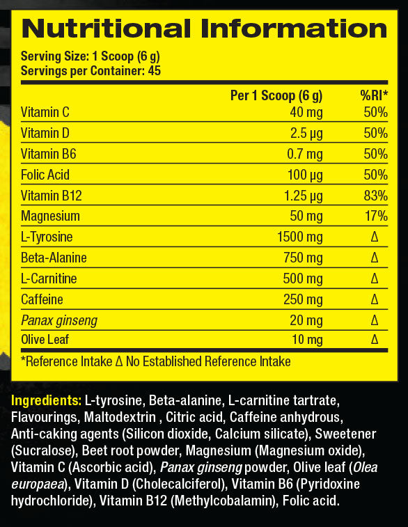 PharmaFreak Ripped Freak Pre-workout - 270 g