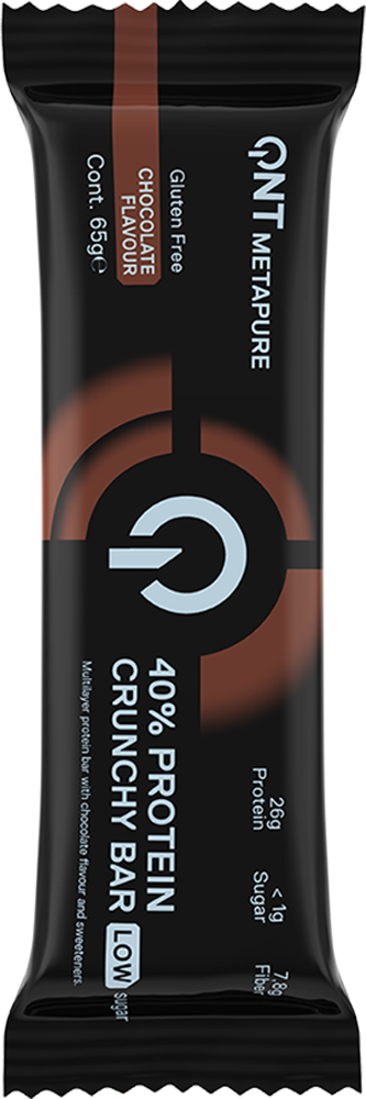QNT 40% Protein Crunchy Bar - 12 x 65 g