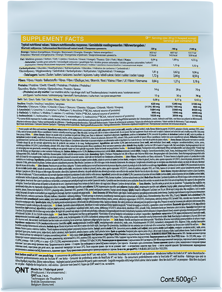 QNT Light Digest Whey Protein - 500 g