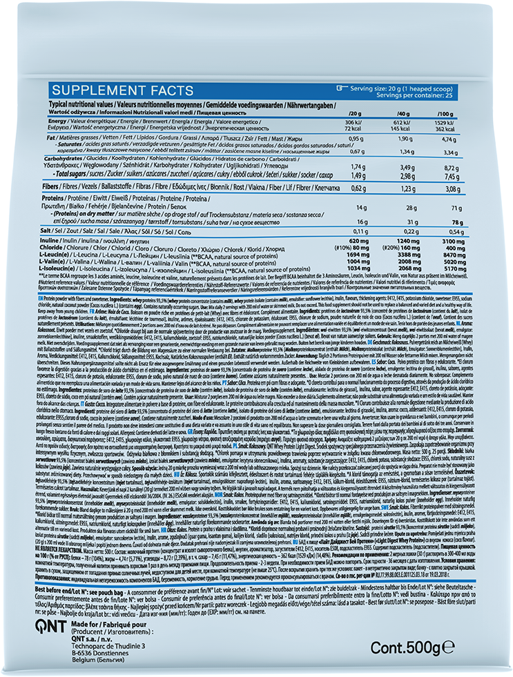 QNT Light Digest Whey Protein - 500 g