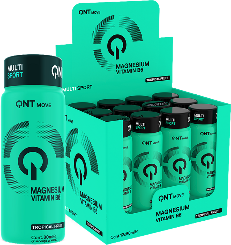 QNT Magnesium Sport - 12 x 80 ml - Tropical