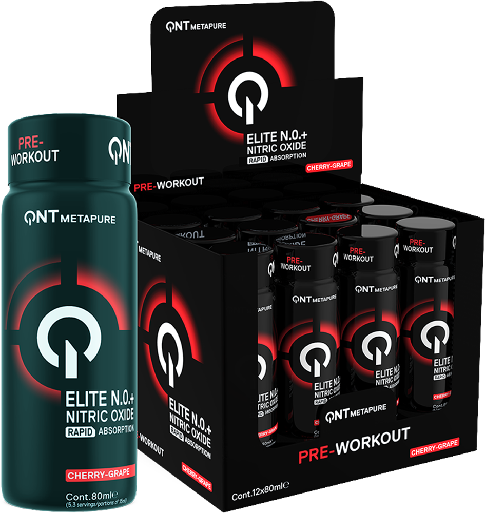 QNT NO+ Elite Shot - 12 x 80 ml - Cherry Grape