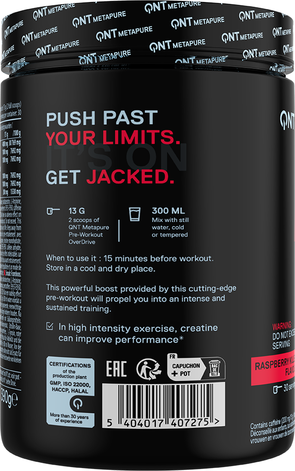 QNT Pre-workout Overdrive - 390 g