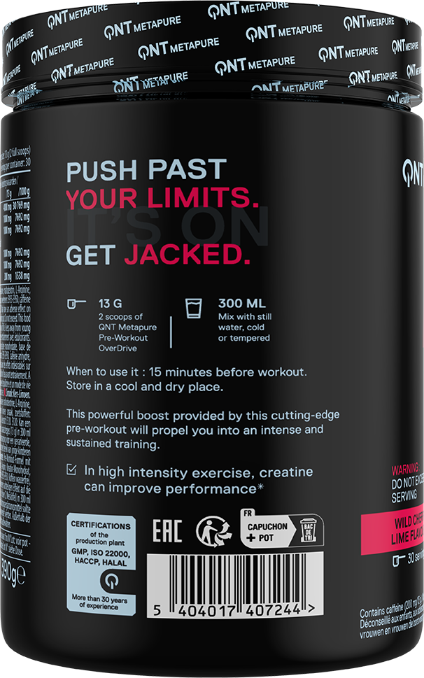 QNT Pre-workout Overdrive - 390 g