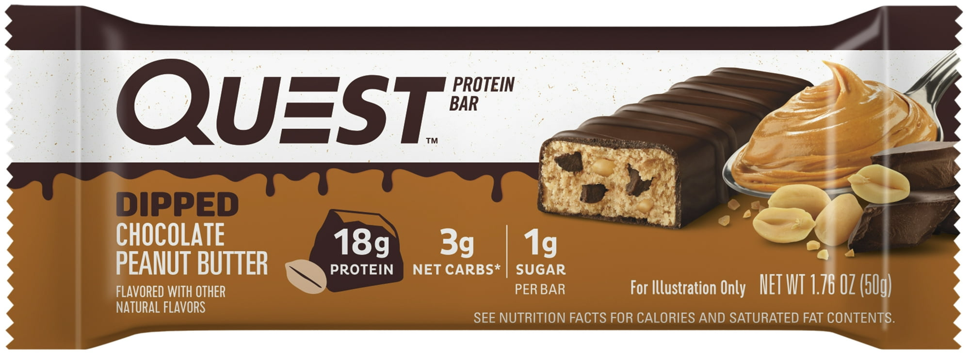 Quest Dipped Bar - 12 x 50 g