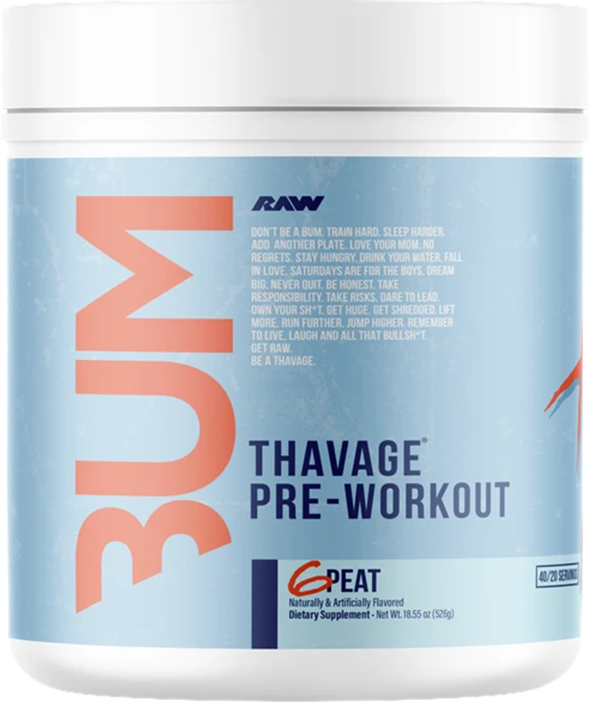 RAW CBUM Thavage Pre-workout - 20 servings