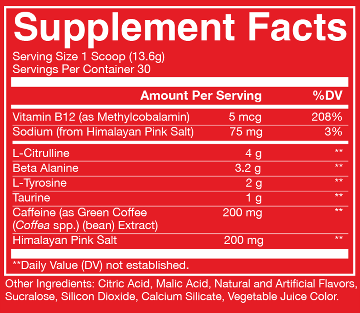 RAW Essential Pre-workout - 30 servings