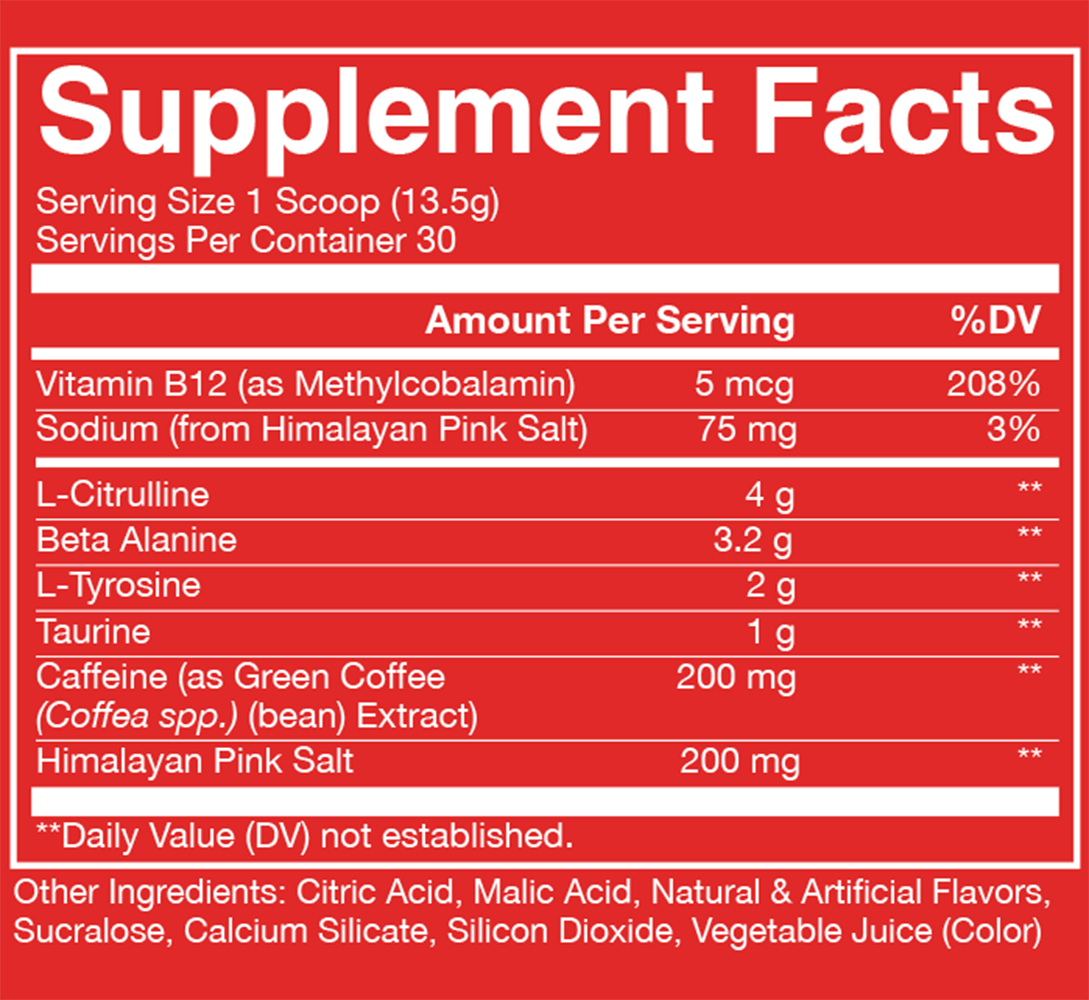 RAW Essential Pre-workout - 30 servings