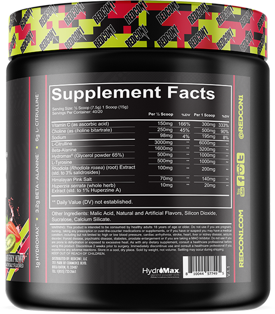 Redcon1 Total War Pump - 20 servings