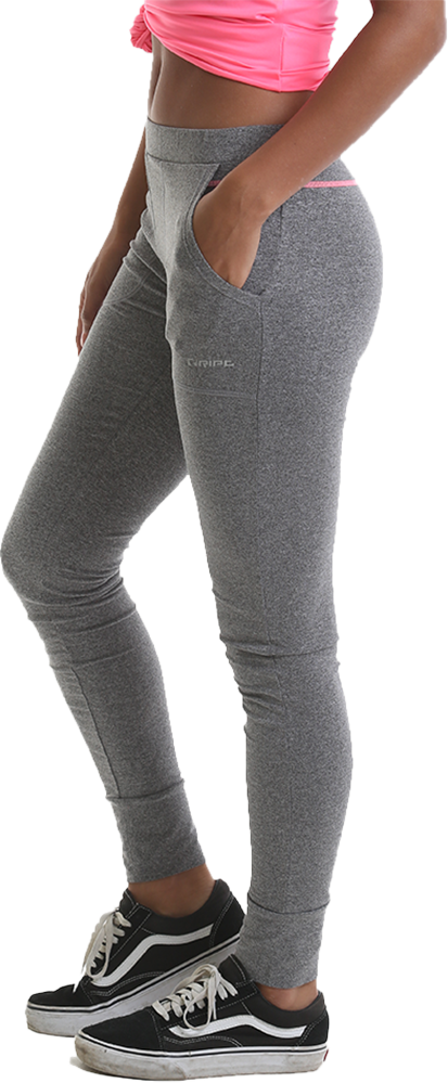 RIPT RCLPNT723 Ladies Jogger - Grey Marl