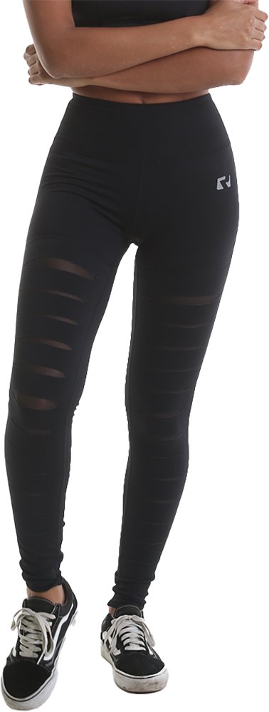 RIPT RCLPNT736 Ladies Ripped Legging - Black