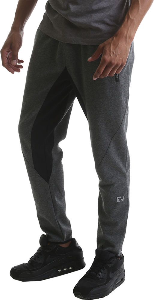 RIPT RCPNT710 Mens Contrast Jog Pant - Grey