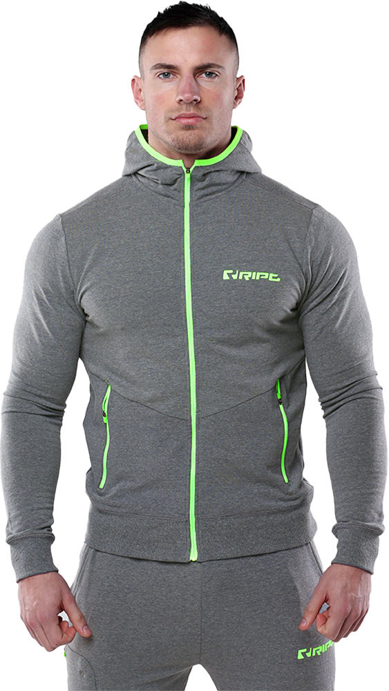 RIPT RCSWT703 Mens Slimfit TL Hoodie - Grey - S