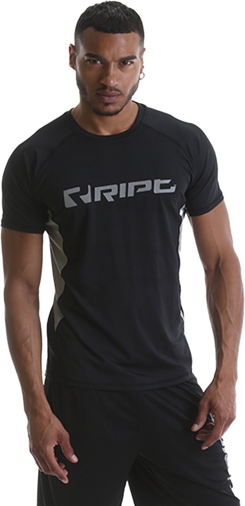 RIPT RCTS730 Mens Contrast Shirt - Black