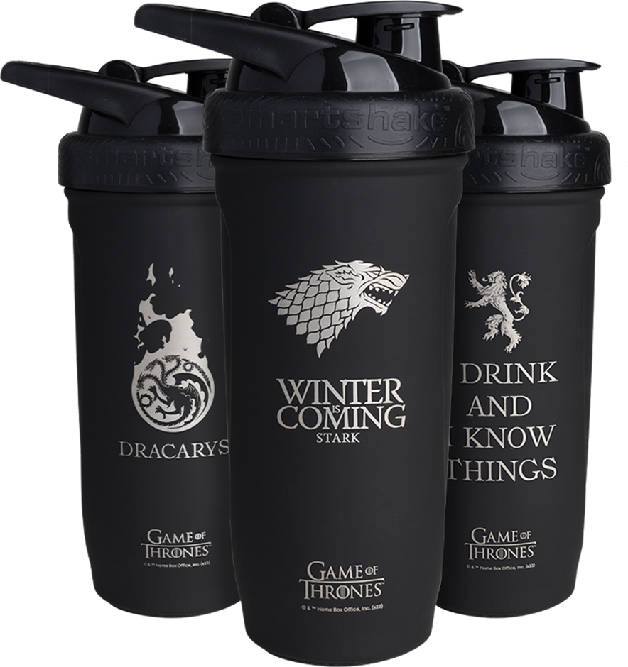 Smartshake Game Of Thrones Reforce Stainless Steel - 900 ml